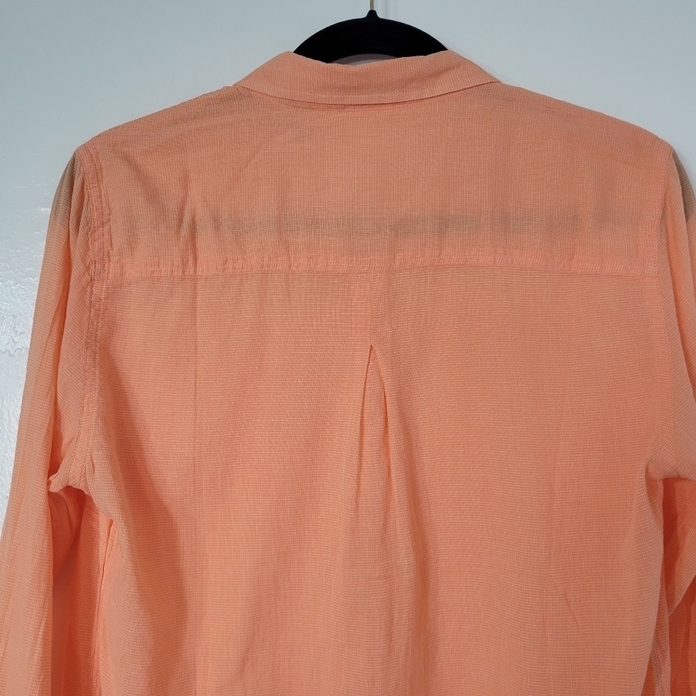 Toad & Co Airbrush Tunic Melon Orange 100% Organic Cotton Size M - Picture 8 of 9